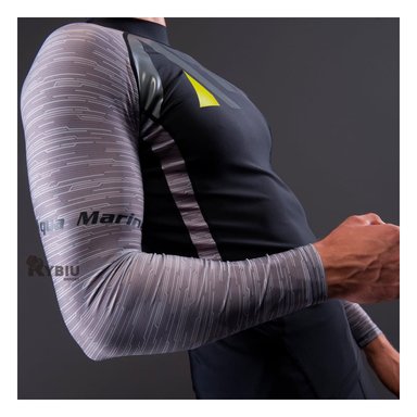 POLO HOMBRE RYBIU C-M17LS-GRM NEGRO ELASTICO M