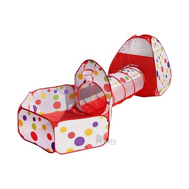 CARPA RYBIU 2 PERSONAS MG-16335 PARA JUEGO DE CAMPO DE 3 PIEZAS COLOR ROJO - 1