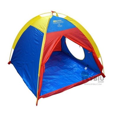 CARPA RYBIU 4 PERSONAS JUEGO INFANTIL ARMABLE CON DISEÑO DE CASA - 4