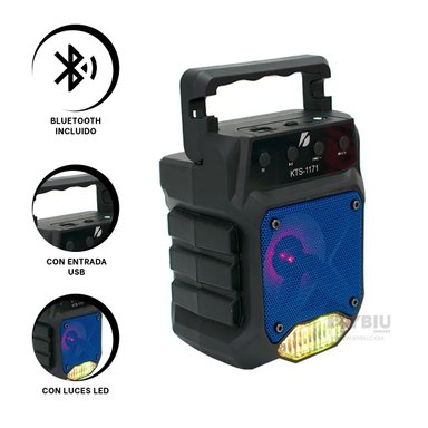 PARLANTE BLUETOOTH RYBIU KTS 1171 PEQUEÑO - 2