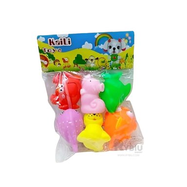SET RYBIU TOYS ANIMALITOS DE LATEX MIXTO