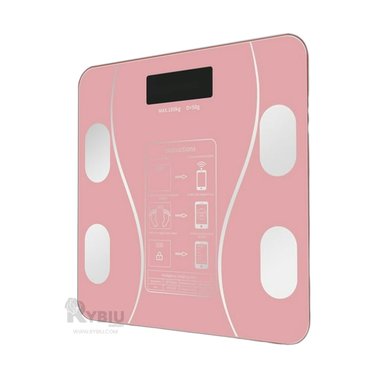 BALANZA RYBIU ROSADO REGISTRO PESO INTELIGENTE