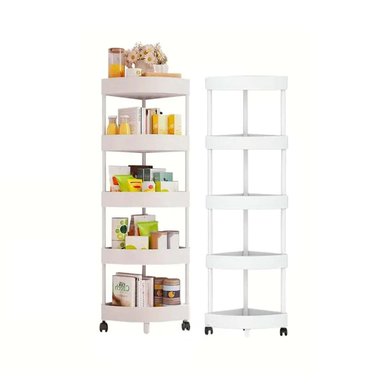 ESTANTE RYBIU HO29448 BLANCO 5 NIVELES CON RUEDAS + PAPEL REGALO