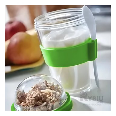 VASO MODERNO PARA HOGAR 350ML RYBIU CO29580 VERDE LIMON +PAPEL DE REGALO