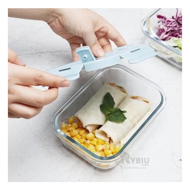 TAPER UTIL CON 2 DIVISIONES RYBIU CO29559 CELESTE +PAPEL DE REGALO