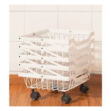 VERDULERO RYBIU CO29692 ACERO INOXIDABLE BLANCO PLEGABLE 5 PISOS