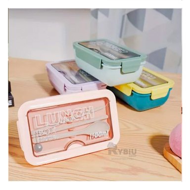 TAPER PARA COMIDAS SALUDABLES RYBIU CO29590 ROSADO +PAPEL DE REGALO