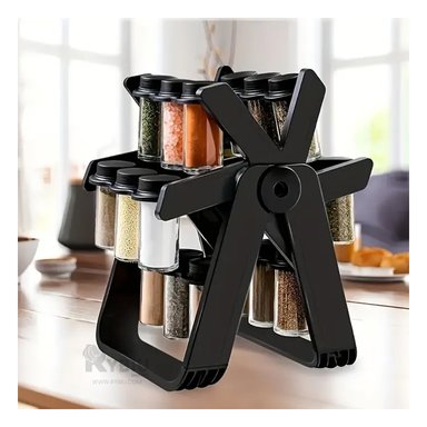 ORGANIZADOR RYBIU CO29445 NEGRO UTIL CONDIMENTOS GIRATORIO