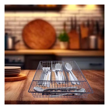 CAJA RYBIU CO29715 METAL NEGRO UTIL CON DIVISIONES + PAPEL REGALO