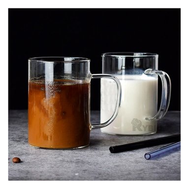 TAZA RYBIU DIDACTICA UTIL DE 400ML TRANSPARENTE + PAPEL DE REGALO 202