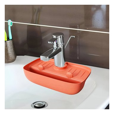 SET ESCURRIDOR RYBIU CO29615 NARANJA LAVADO ADO + PAPEL REGALO - 5