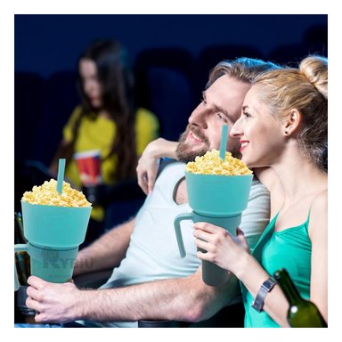 VASO PARA CHUCHERIAS RYBIU CO29757 VERDE AGUA +PAPEL DE REGALO