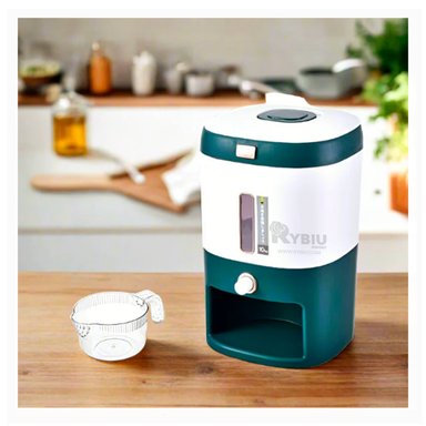 DISPENSADOR RYBIU CO29824 VERDE CEREALES 10 KG + PAPEL REGALO