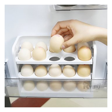 PORTAHUEVOS RYBIU CO29594 BLANCO PRACTICO UTIL