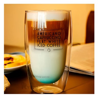 VASO MULTIFUNCIONAL FRAPPUCINO 450ML RYBIU 557 +PAPEL DE REGALO