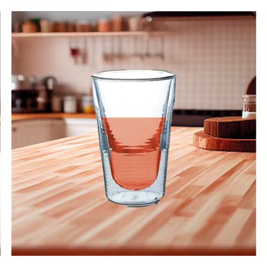 VASO MULTIFUNCIONAL RYBIU TRANSPARENTE +PAPEL DE REGALO