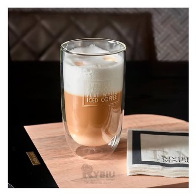 VASO RESISTENTE AL CALOR Y FRIO FRAPPUCINO 450ML RYBIU 557