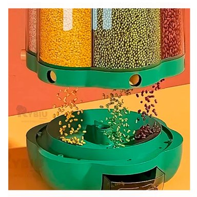 DISPENSADOR RYBIU CO30397 VERDE PRACTICO MENESTRAS + PAPEL REGALO