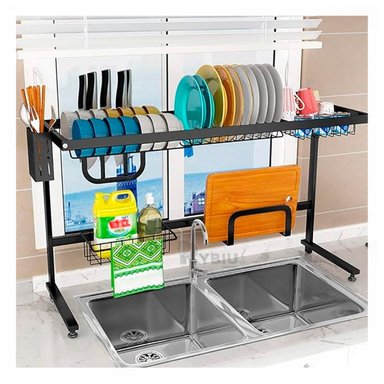 SET ESCURRIDOR RYBIU CO30407 NEGRO CUBIERTOS LIVIANO 85CM + PAPEL REGALO