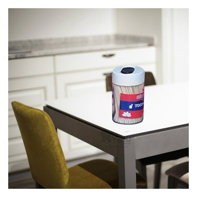 SET ACCESORIOS COCINA RYBIU CO29863 BLANCO DUO PALILLOS DEGRADABLES + PAPEL REGALO