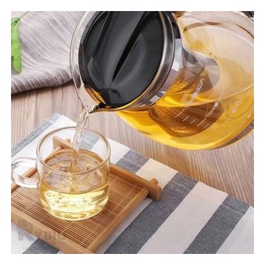 TETERA RYBIU CO30490 NEGRO 2L RESISTENTE AL CALOR + PAPEL REGALO