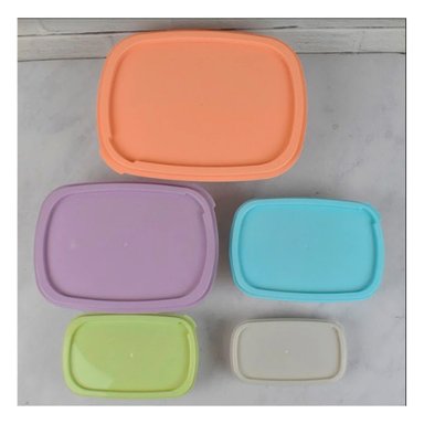 SET DE 5 TAPER RYBIU CO30467 MULTICOLOR CUADRADO CON TAPA - 2
