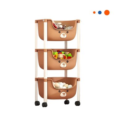 ORGANIZADOR RYBIU HO29671 MARRÓN MODERNO OSITOS + PAPEL REGALO