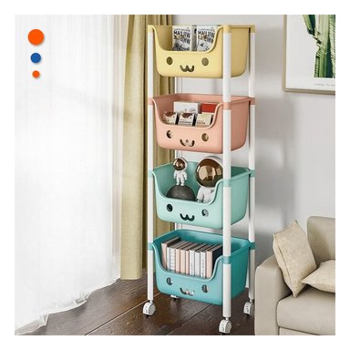 JUGUETERO RYBIU HO29670 MULTICOLOR INFANTIL CON CARITAS 4 NIVELES