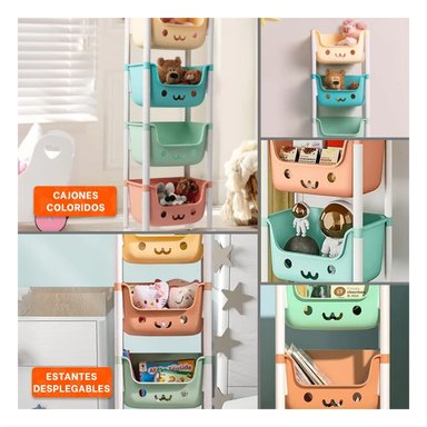 JUGUETERO RYBIU HO29670 MULTICOLOR INFANTIL CON CARITAS 4 NIVELES - 5