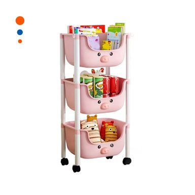 ORGANIZADOR RYBIU HO29673 ROSADO MODERNO CHANCHO + PAPEL REGALO
