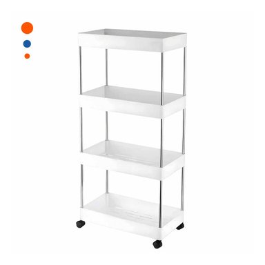 CARRITO RYBIU HO29678 BLANCO COMPACTO FACIL USAR + PAPEL REGALO