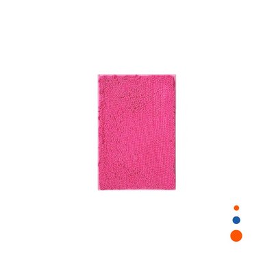 TAPETE RYBIU HO29297 60 X 40 CM MODERNA FORMA RECTANGULAR ROSADO + PAPEL REGALO