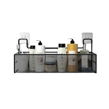 CESTA RYBIU L-0953 METAL NEGRO FLOTANTE VERSATIL PARED + PAPEL REGALO