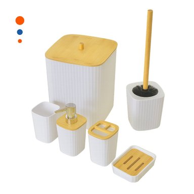 ORGANIZADOR RYBIU HO29446 6 PIEZAS ELEGANTE BLANCO + PAPEL DE REGALO