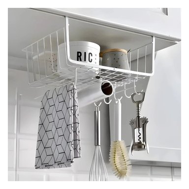 CESTO RYBIU HO29733 METAL BLANCO FLOTANTE Y ICO ORGANIZADOR