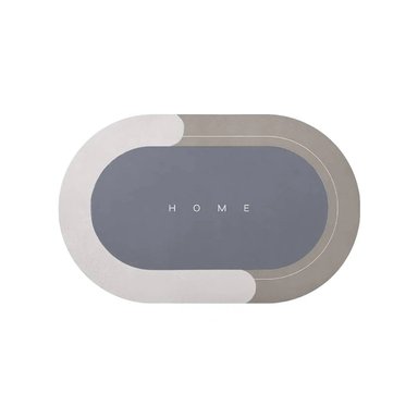 ALFOMBRA SUAVE HOME PLOMO DISENO COMODO Y FACIL DE LIMPIAR EN CASA Y+PAPEL REGALO