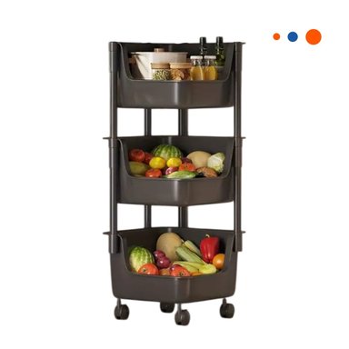 ESTANTE RYBIU HO29681 BLANCO COCINA CON RUEDAS + REGALO STICKERS - 3