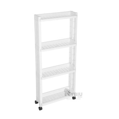 CARRITO RYBIU HO29682 BLANCO 4 NIVELES CON AGUJEROS + REGALO AGENDITA