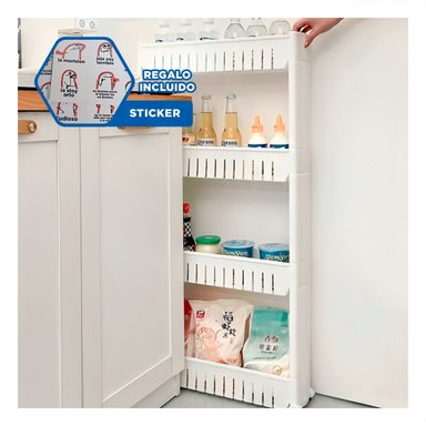 CARRITO RYBIU HO29683 BLANCO RESISTENTE ORGANIZADOR + REGALO STICKERS