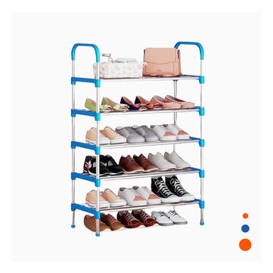 ESTANTERÍA RYBIU HO28630 CELESTE VERTICAL 5 NIVELES + REGALO STICKERS - 3