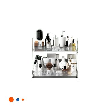 ESTANTE RYBIU HO29664 BLANCO MINIMALISTA 2 NIVELES + PAPEL REGALO