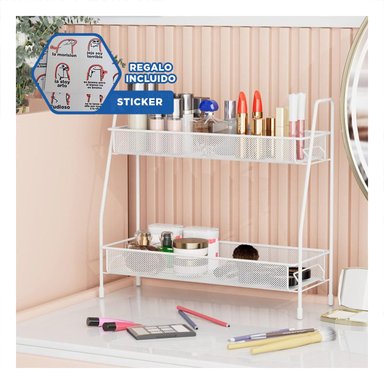 ESTANTE RYBIU HO29664 BLANCO MODERNO FACIL LIMPIAR + REGALO STICKERS