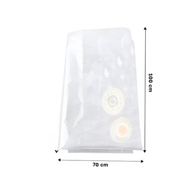 BOLSA RYBIU HO30727 COMPACTADORA 70 X 100 CM ANARANJADO + PAPEL REGALO - 4