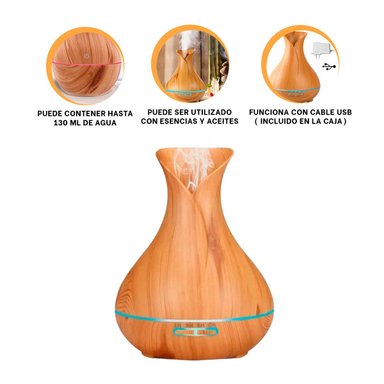 SET DIFUSOR RYBIU HO30729 MADERA CLARA ESENCIAS + REGALO STICKERS