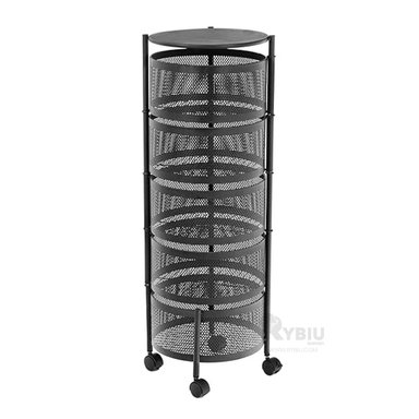 ESTANTE RYBIU HO29687 NEGRO VERDURAS Y FRUTAS + REGALO AGENDITA - 4