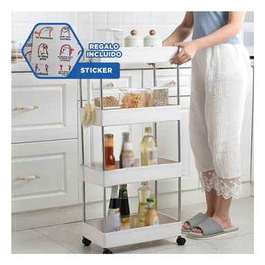 CARRITO RYBIU HO29678 BLANCO MODERNO + REGALO STICKERS