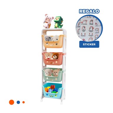 JUGUETERO RYBIU HO29669 MULTICOLOR PRACTICO CON RUEDAS + REGALO STICKERS