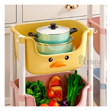 ORGANIZADOR RYBIU HO29672 AMARILLO CON DISEÑO PATO + REGALO AGENDITA