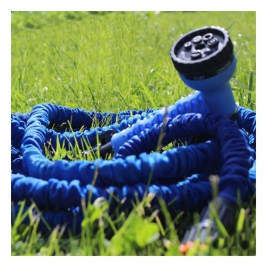 MANGUERA RYBIU HO30302 RESISTENTE EXPANDIBLE AZUL 22 M