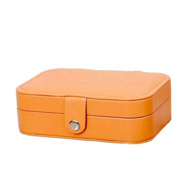 JOYERO RYBIU BE32209 ELEGANTE Y PRACTICO TRANSPORTAR NARANJA